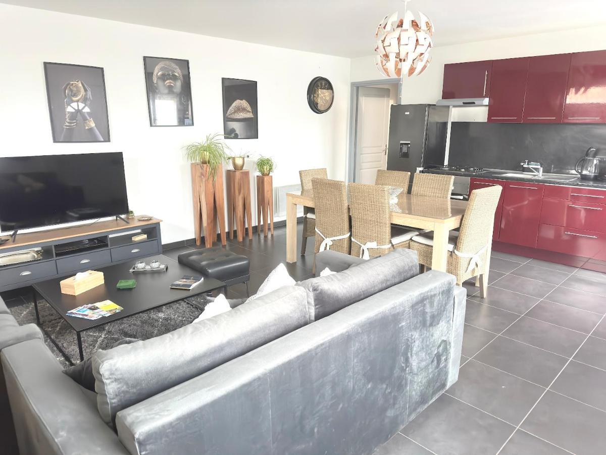 Maison Cosy A Andres + Parking 외부 사진